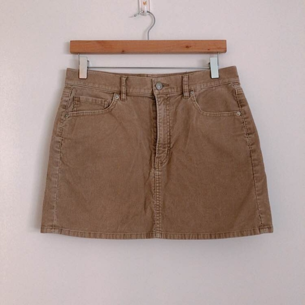 Uniqlo Women Corduroy Mini Skirt
